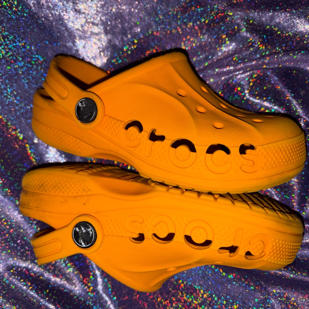 Toddler Baya Crocs Orange Sorbet - Picture 8 of 8